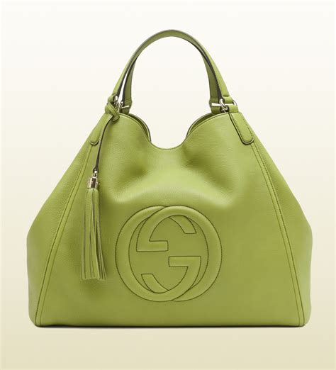 gucci green bag bird|Gucci handbags in green leather.